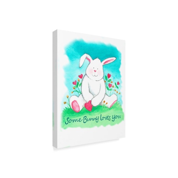 Melinda Hipsher 'Some Bunny Loves You' Canvas Art,18x24